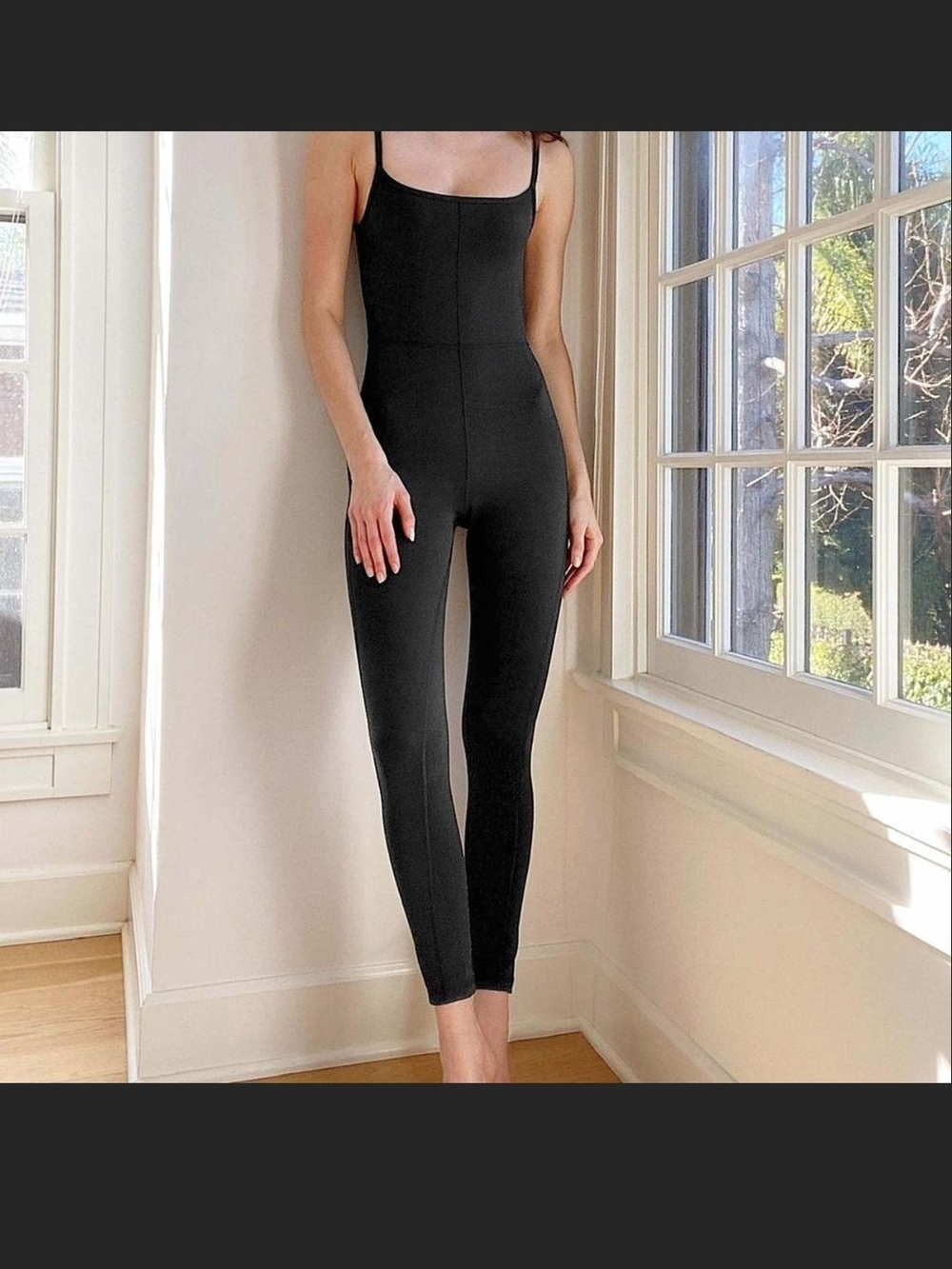 Wilfred Black Slim-Fit Jumpsuit